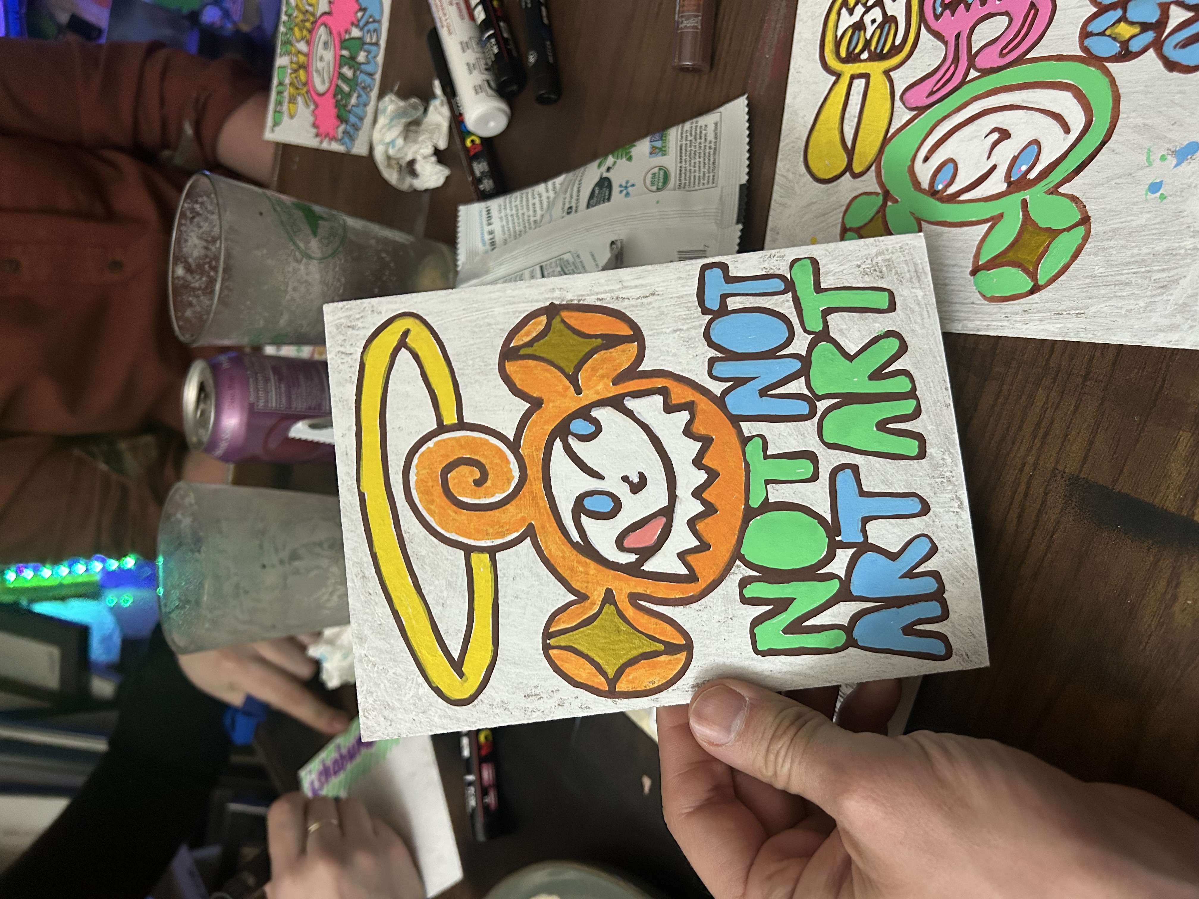 Orange Beanbeam - not not art