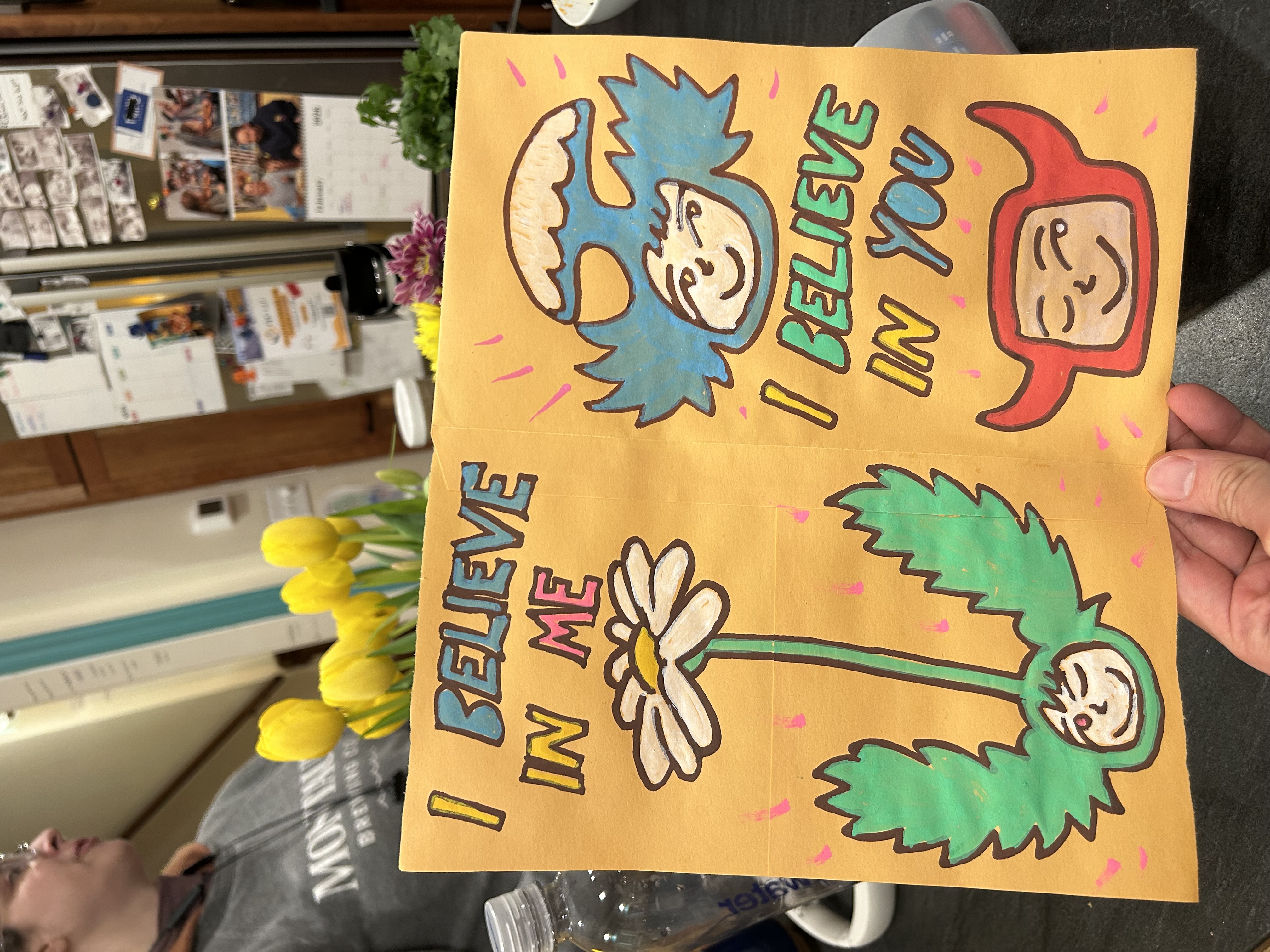 I believe in me, I believe in you